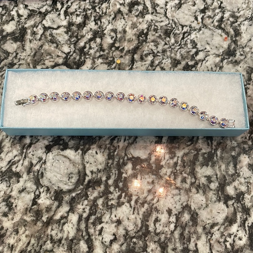 Touchstone Crystal Aurore Boreale Ice Bracelet